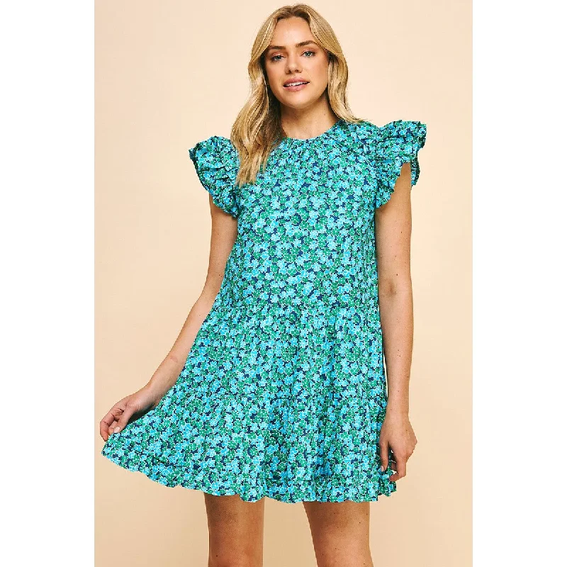 Isla Floral Print Tiered Mini PINCH Dress SALE Tunics Hiking breathable