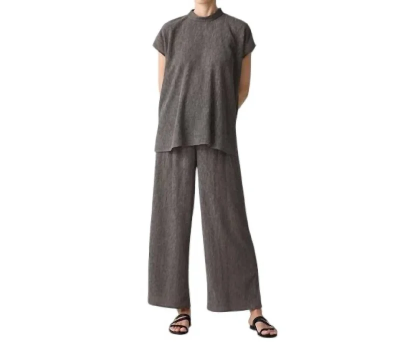 Wide Ankle Pant In Taupe Stylish Harem Pants