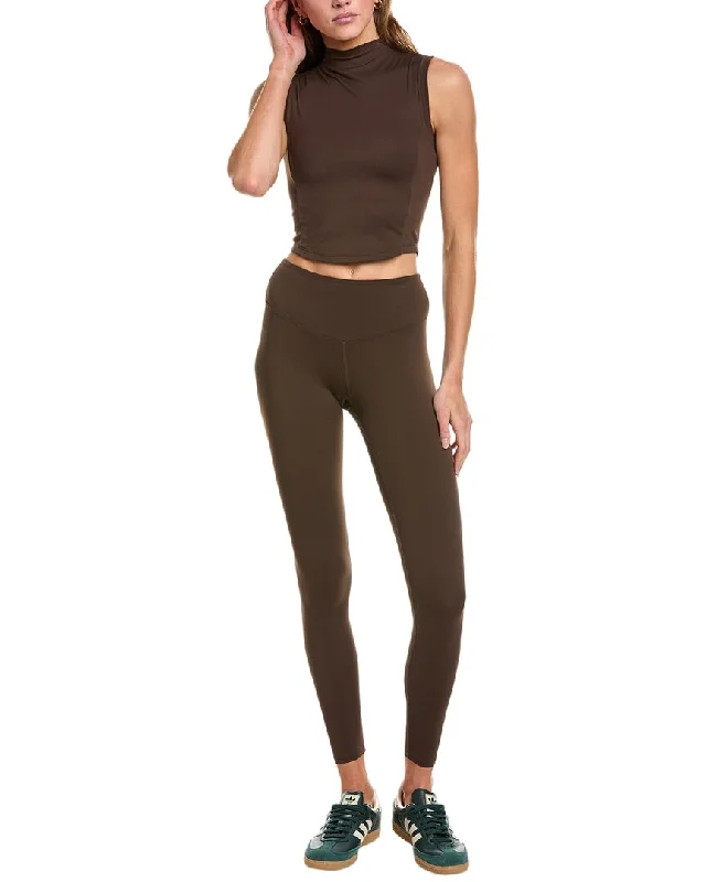 Phat Buddha 2pc Top & Pant Set Chic Wool Trousers