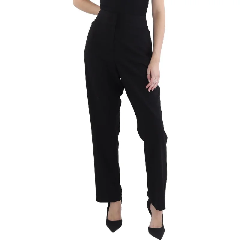 Womens Mid Rise Business Dress Pants Soft Stretch Trousers