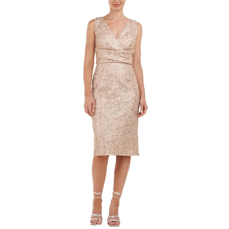 Womens Embellished V-Neck Cocktail And Party Dress Tunics Timeless classic