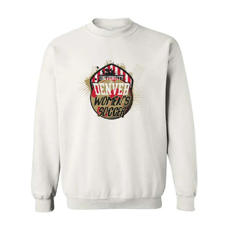 DU - NCAA Women's Soccer : Luci Vincent - Sports Shersey Crewneck Sweatshirt Hoodie with Toggle Buttons Decorative Unique DU - NCAA Women's Soccer : Luci Vincent - Sports Shersey Crewneck Sweatshirt Hoodie with Toggle Buttons Decorative Unique