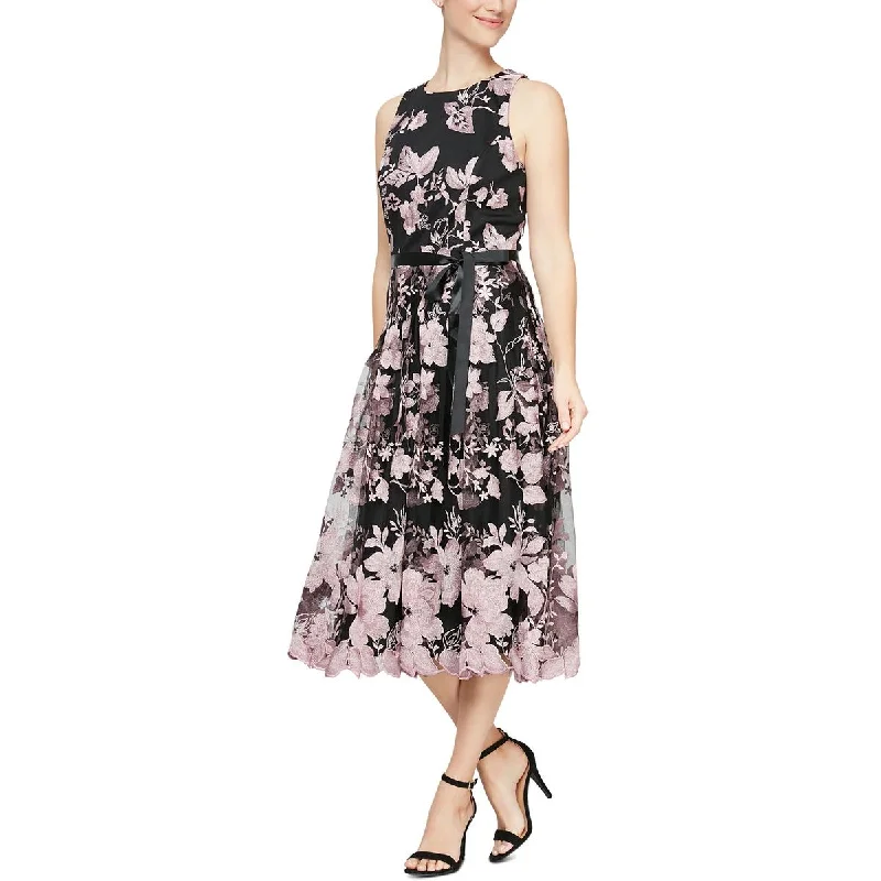 Womens Mesh Mid Calf Cocktail And Party Dress Tunics Exclusive limited