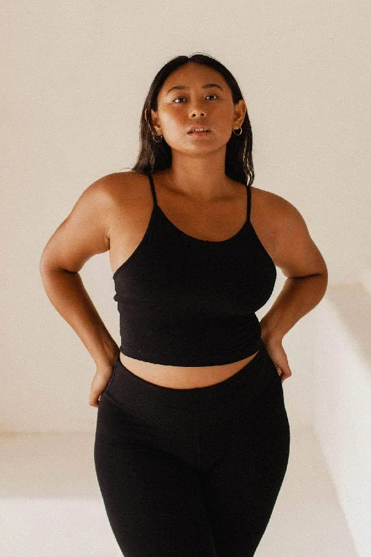Ester Bamboo Built-In Bra Crop Top Satin Fabric Silk Fabric Chiffon Fabric