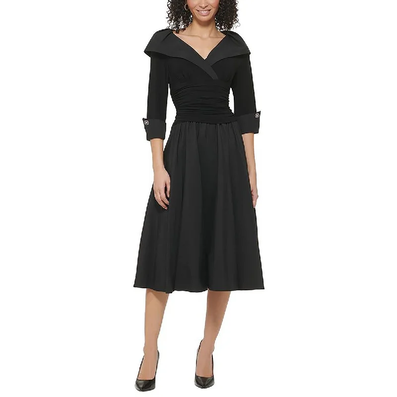 Womens A-Line Midi Cocktail And Party Dress Tunics Handmade artisanal