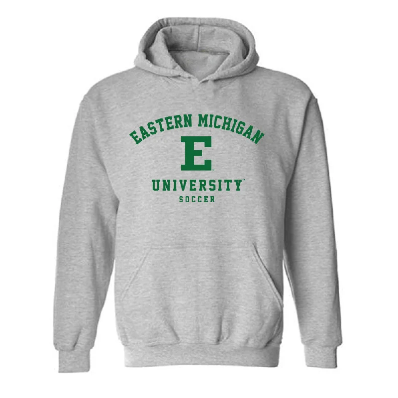 EMich - NCAA Women's Soccer : Sophia Baumann - Classic Shersey Hooded Sweatshirt Hoodie with Lining Warm Insulated EMich - NCAA Women's Soccer : Sophia Baumann - Classic Shersey Hooded Sweatshirt Hoodie with Lining Warm Insulated