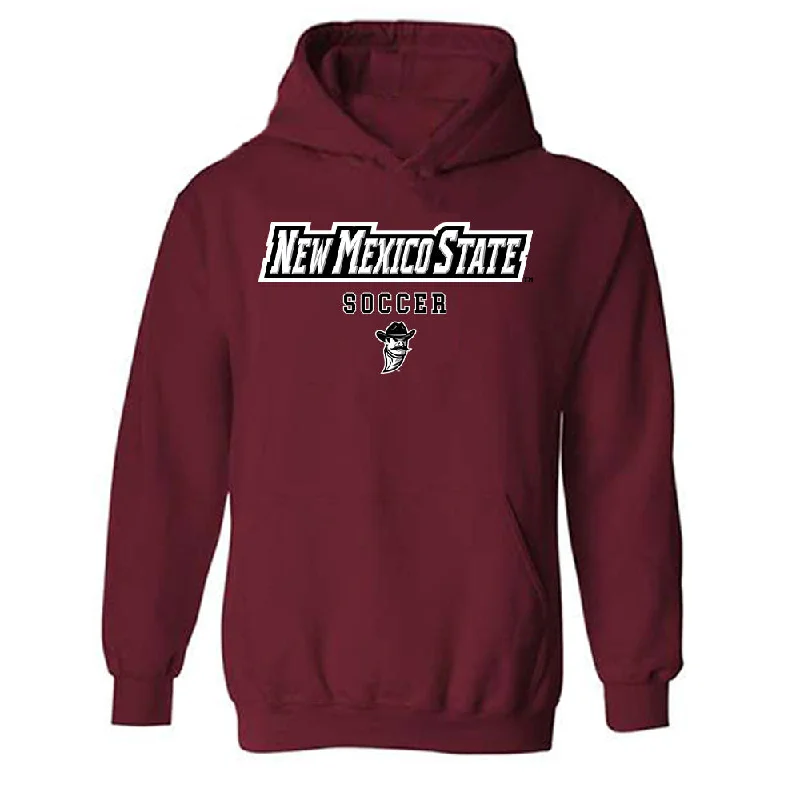 NMSU - NCAA Women's Soccer : Janae Shaklee - Classic Shersey Hooded Sweatshirt Hoodie with Fur Luxurious Winter NMSU - NCAA Women's Soccer : Janae Shaklee - Classic Shersey Hooded Sweatshirt Hoodie with Fur Luxurious Winter