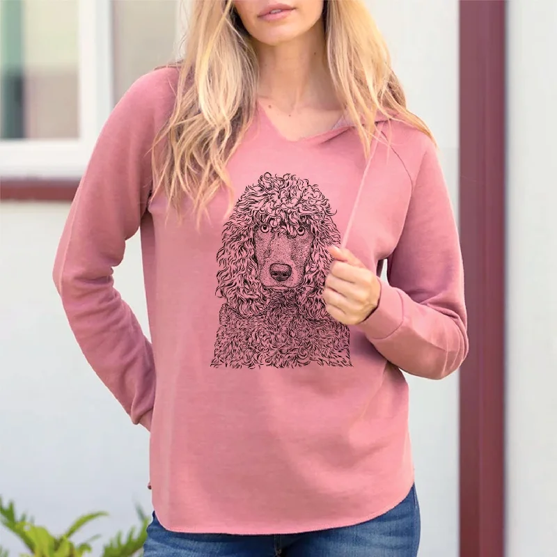 Shilo the Irish Water Spaniel - Cali Wave Hooded Sweatshirt Hoodie Sweatshirt Pullover Shilo the Irish Water Spaniel - Cali Wave Hooded Sweatshirt Hoodie Sweatshirt Pullover