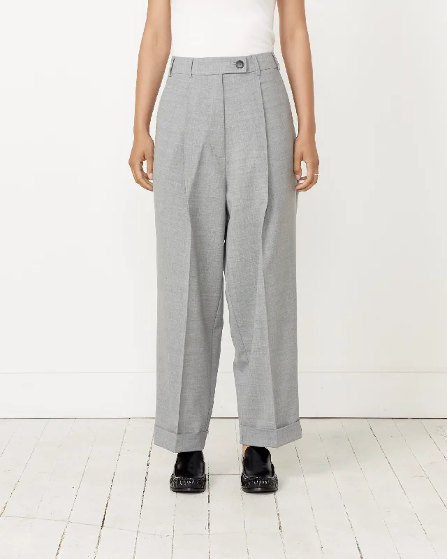 Tailoring Masculine Pant Stylish Paperbag Waist Pants