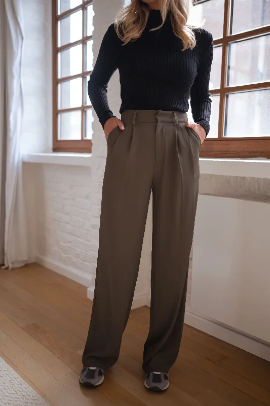 Khaki Victor Pants Fashionable Track Pants