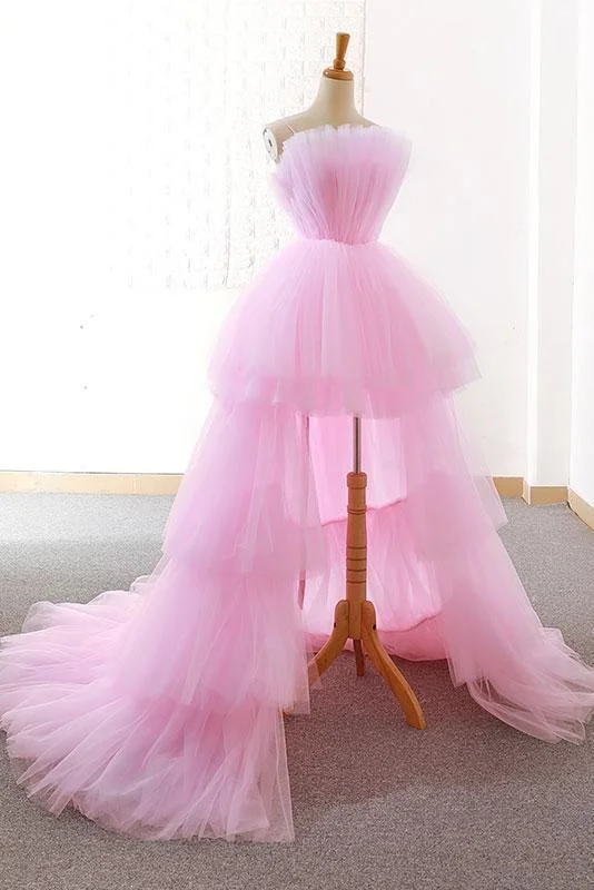 Pink tulle long prom dress,Best evening dress,evening gowns,Party dresses Tunics Essential wardrobe Pink tulle long prom dress,Best evening dress,evening gowns,Party dresses Tunics Essential wardrobe