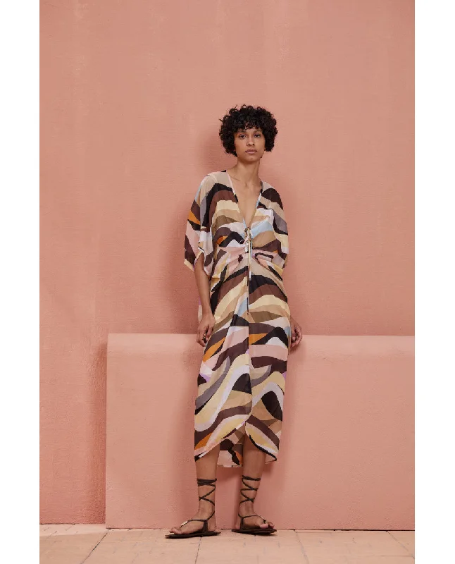 Devotion Twins - Simone Long Dress Tunics Practical easy-care