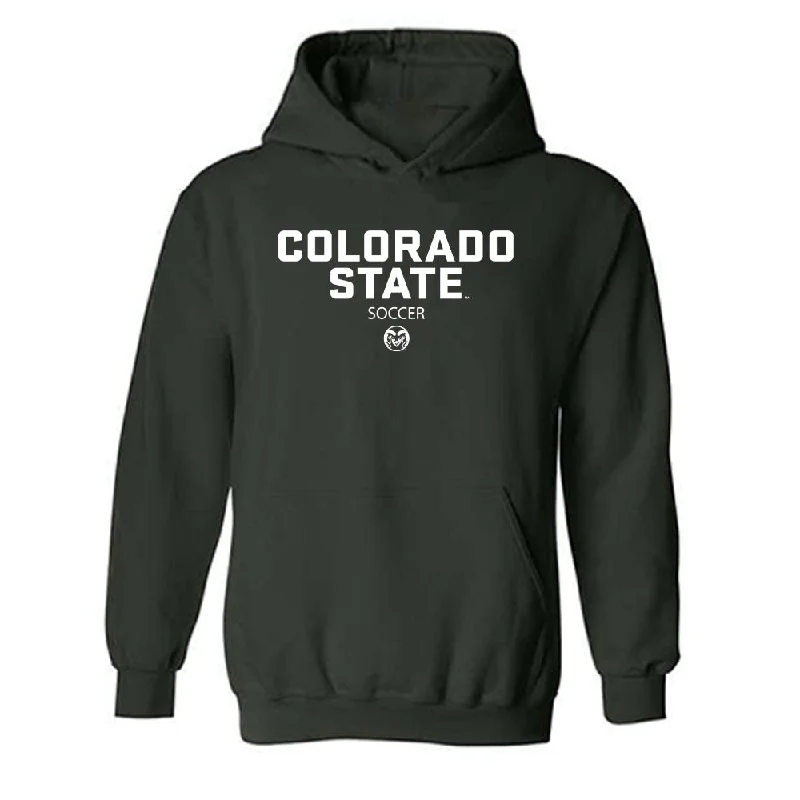 Colorado State - NCAA Women's Soccer : Ashley Bahr - Classic Shersey Hooded Sweatshirt Hoodie with Cuffed Sleeves Snug Secure Colorado State - NCAA Women's Soccer : Ashley Bahr - Classic Shersey Hooded Sweatshirt Hoodie with Cuffed Sleeves Snug Secure