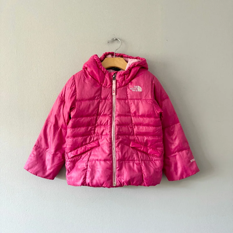 The North Face / Pink puffer jacket / 4Y Denim Jacket Leather Jacket Suede Jacket