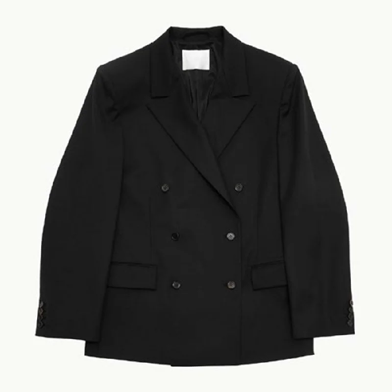 【AMOMENTO/アモーメント】<br>DOUBLE BREASTED WOOL JACKET <br>AM25SSW01JK Chenille Fabric Brocade Fabric Lace Fabric 【AMOMENTO/アモーメント】<br>DOUBLE BREASTED WOOL JACKET <br>AM25SSW01JK Chenille Fabric Brocade Fabric Lace Fabric