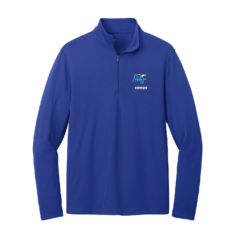 MTSU - NCAA Women's Basketball : Jada Harrison - Lightweight Quarter Zip Jacket Lace Jacket Ribbed Jacket Sequined Jacket MTSU - NCAA Women's Basketball : Jada Harrison - Lightweight Quarter Zip Jacket Lace Jacket Ribbed Jacket Sequined Jacket