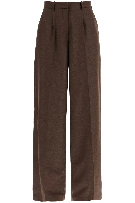 MAGDA BUTRYM wide stretch wool trousers for comfortable fit Trousers Custom Made