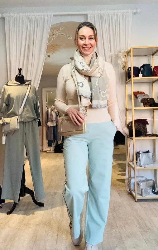 Melissa Embellished Trousers Trousers Favorite Customer