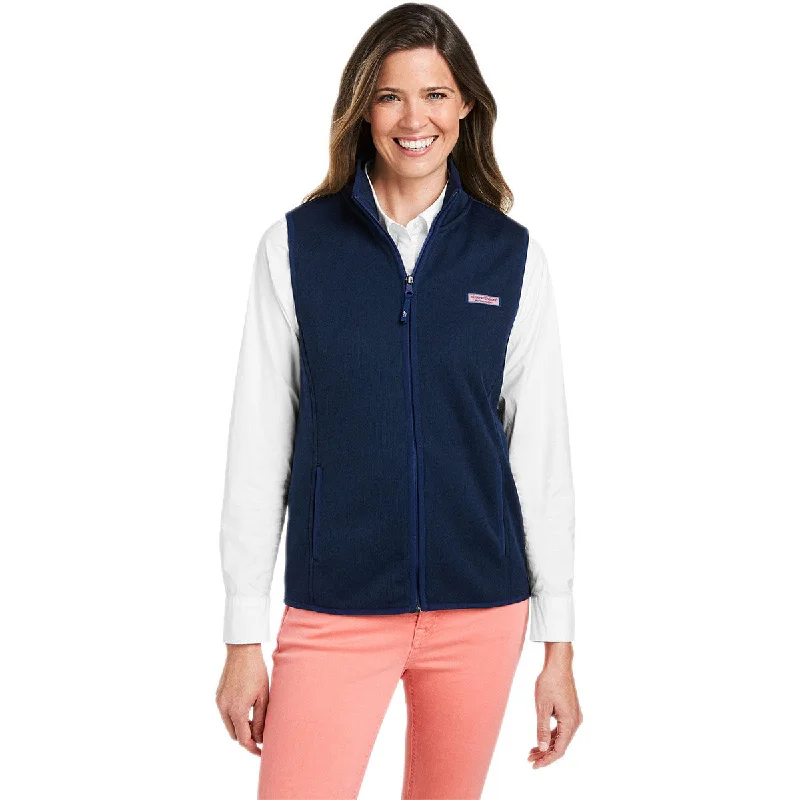 Vineyard Vines Women's Vineyard Navy Sweater Fleece Vest Machine Wash Dry Clean Hand Wash Vineyard Vines Women's Vineyard Navy Sweater Fleece Vest Machine Wash Dry Clean Hand Wash