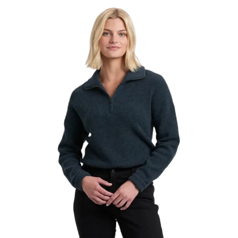 Kuhl Women's Norda 1/4 Zip Sweater Tailored Straight A-Line