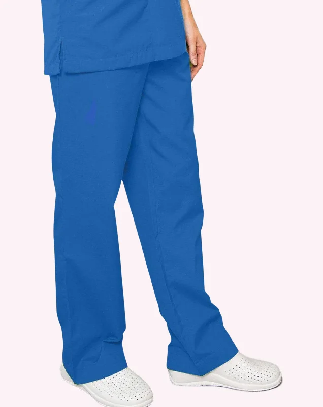 Mawson Cornflower Blue Unisex Drawstring Scrub Trousers Trousers Bestseller Popular