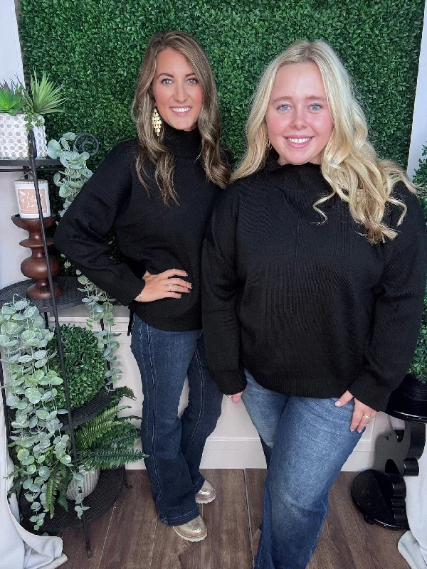TURTLENECK SWEATER W/FRONT SEAM DETAIL Faux Fur Fabric Real Fur Fabric Shearling Fabric TURTLENECK SWEATER W/FRONT SEAM DETAIL Faux Fur Fabric Real Fur Fabric Shearling Fabric