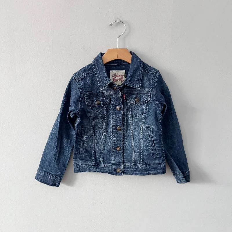 Levi's / Denim jacket / 5-6Y(Fits 4-5Y) Toggled Jacket Drawstring Jacket Belted Jacket Levi's / Denim jacket / 5-6Y(Fits 4-5Y) Toggled Jacket Drawstring Jacket Belted Jacket