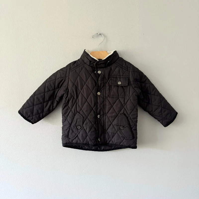 Zara / Black padded jacket / 18-24M Herringbone Jacket Houndstooth Jacket Plaid Jacket Zara / Black padded jacket / 18-24M Herringbone Jacket Houndstooth Jacket Plaid Jacket