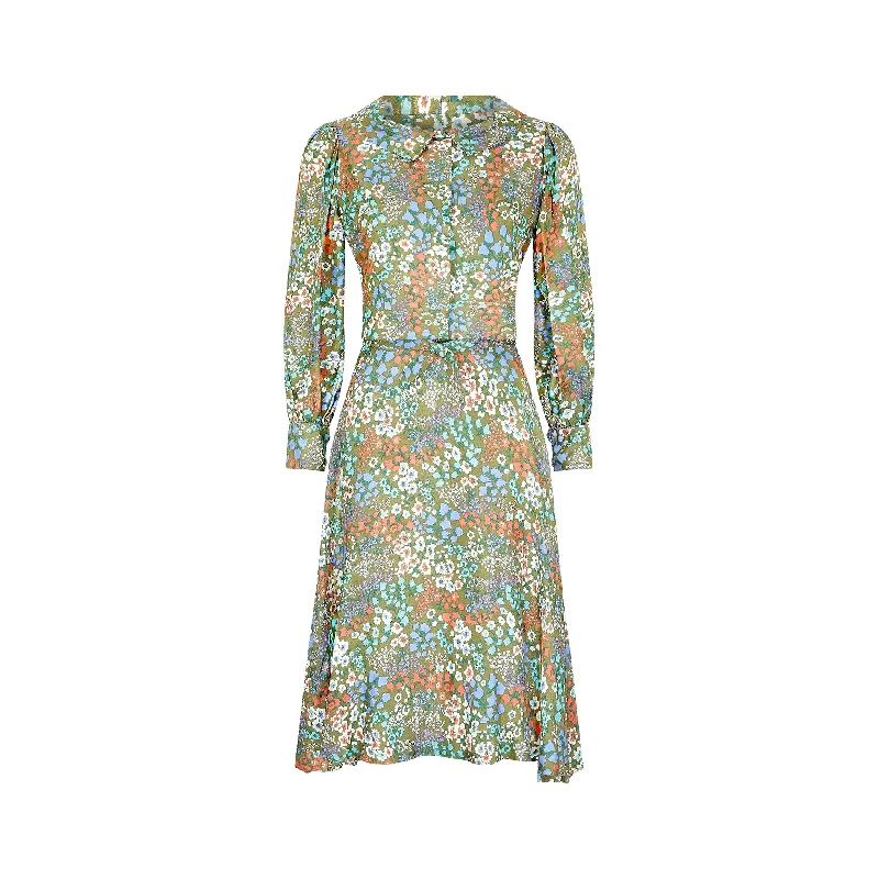 1950s Floral Print Silk Dress and Jacket Suit Satin Jacket Silk Jacket Chiffon Jacket 1950s Floral Print Silk Dress and Jacket Suit Satin Jacket Silk Jacket Chiffon Jacket
