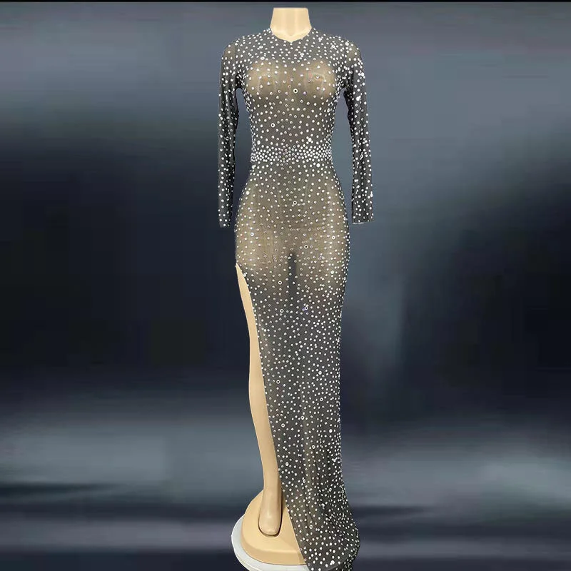Side glitter Dress