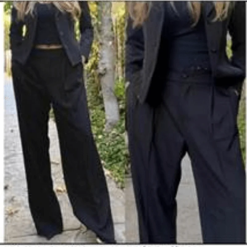 Marlin Black Trouser Trousers Essential Wardrobe