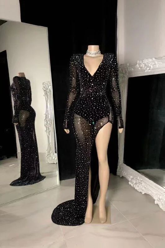 Side spilt dress