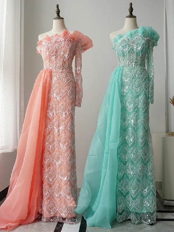 Luxury Strapless Long Prom Dresses Gorgeous Full Beaded Elegant Evening Dresses FUE007 Luxury Strapless Long Prom Dresses Gorgeous Full Beaded Elegant Evening Dresses FUE007