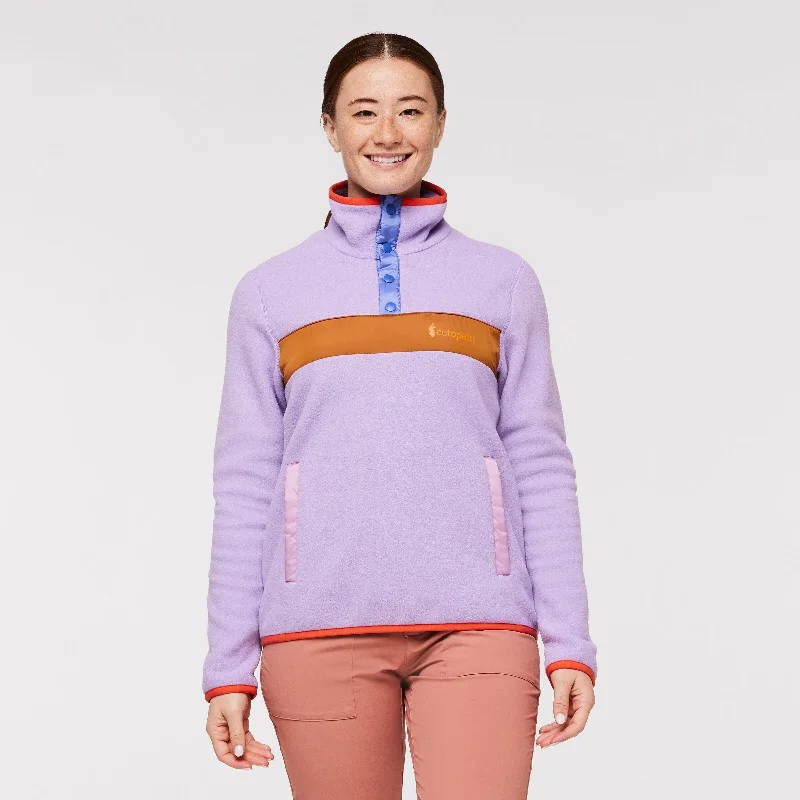 W's Teca Fleece Pullover - Recycled polyester Flutter Sleeve Feminine