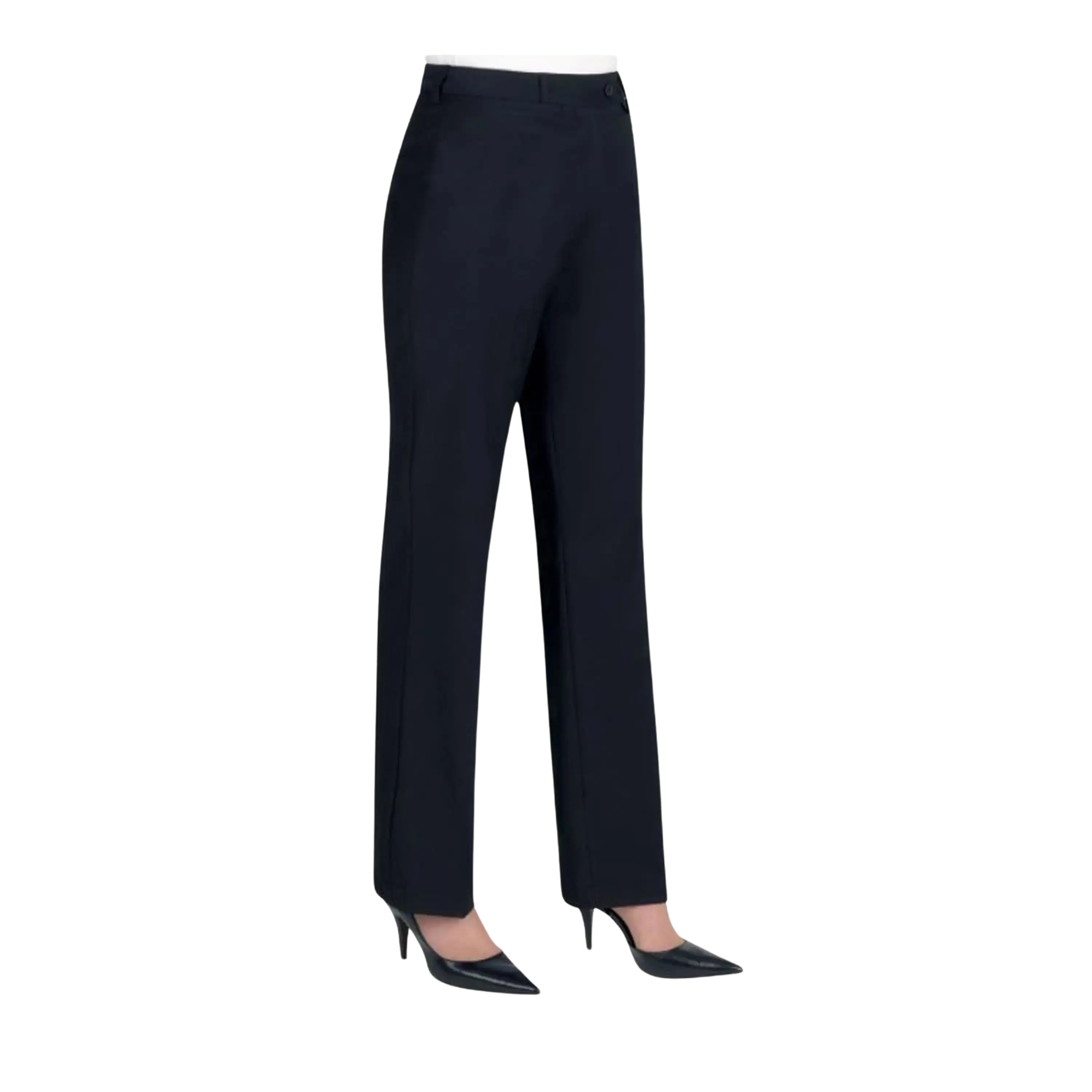 Varese Straight Leg Trouser in Navy Trousers Handmade Artisanal