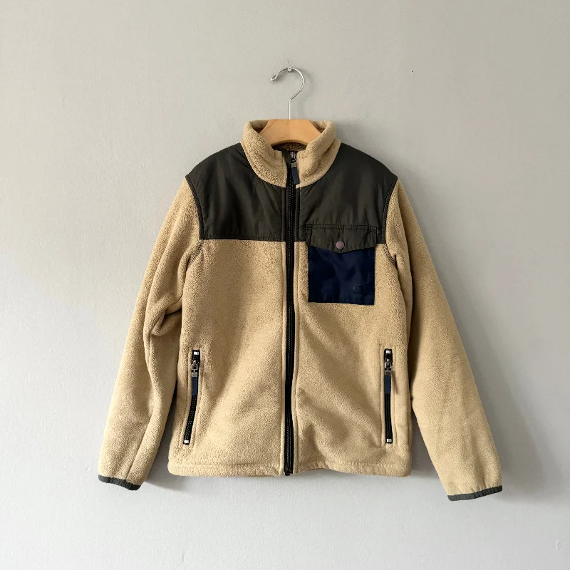 Mec / Sherpa lined fleece jacket / 8Y Ribbed Jacket Pleated Jacket Ruffled Jacket