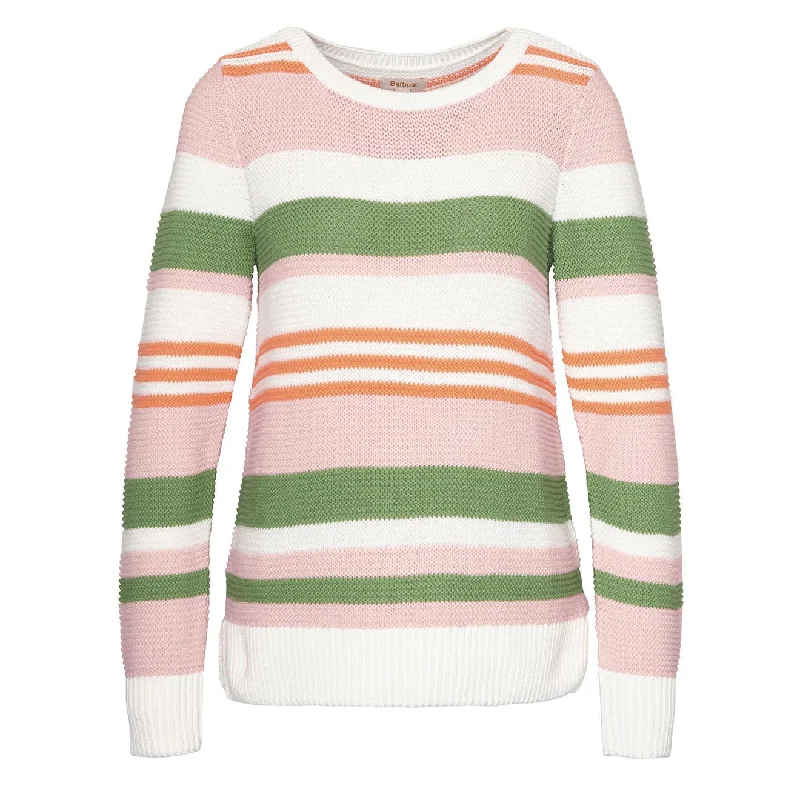 Barbour Womens Littlehampton Knitted Sweater Multi Stripe Layered Multi-layer Single Layer Barbour Womens Littlehampton Knitted Sweater Multi Stripe Layered Multi-layer Single Layer
