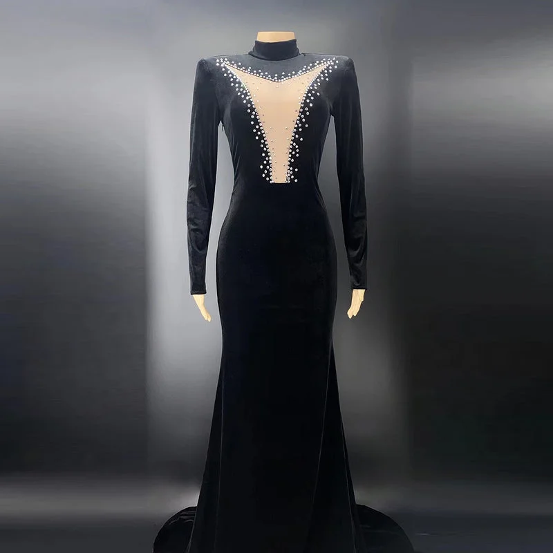Queen turtle velvet Dress