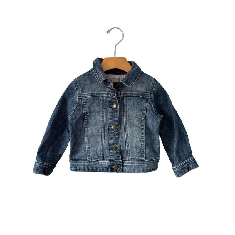 Crewcuts / Denim jacket / 3Y Knit Fabric Woven Fabric Fleece Fabric