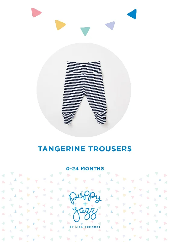 Tangerine Trousers PDF Sewing Pattern Trousers Culottes Wide Leg