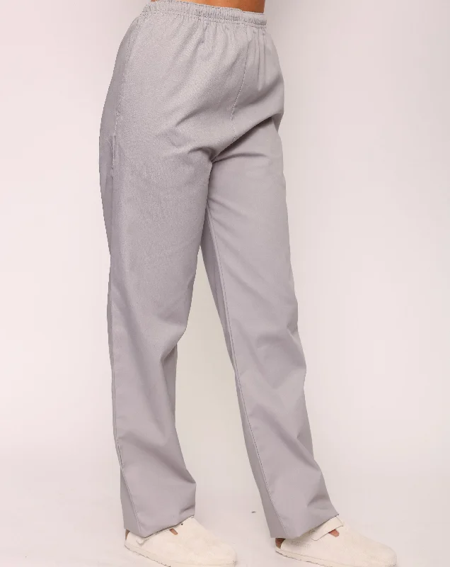 Howser Casey Unisex Smart Scrub Trousers - Grey Trousers versatile functional