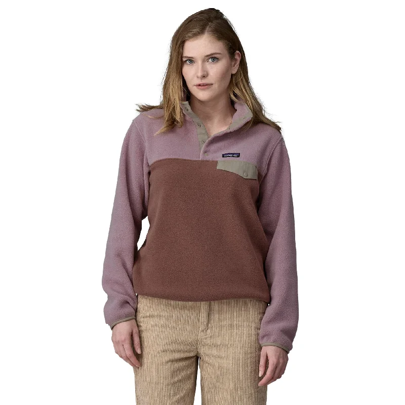 W's Lightweight Synchilla Snap-T Fleece Pullover - Recycled Polyester Tight Sleeve Top