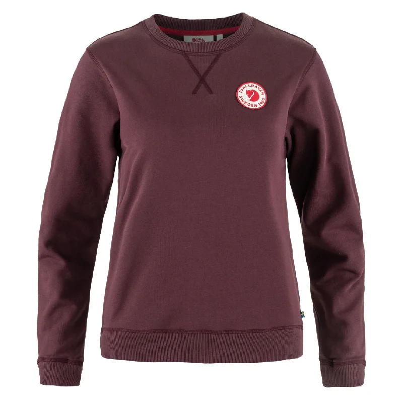Fjallraven Womens 1960 Logo Badge Sweater Port Lightweight Heavyweight Midweight