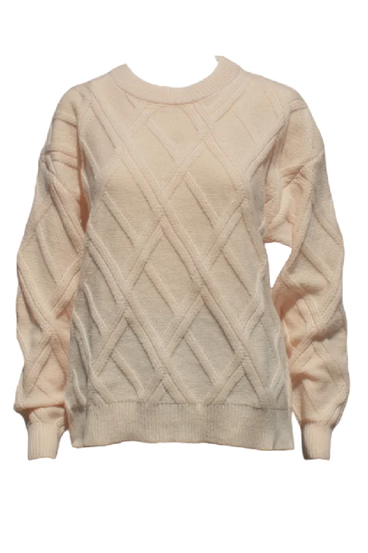 Grace Bienville Cable Knit Sweater Lightweight Heavyweight Midweight