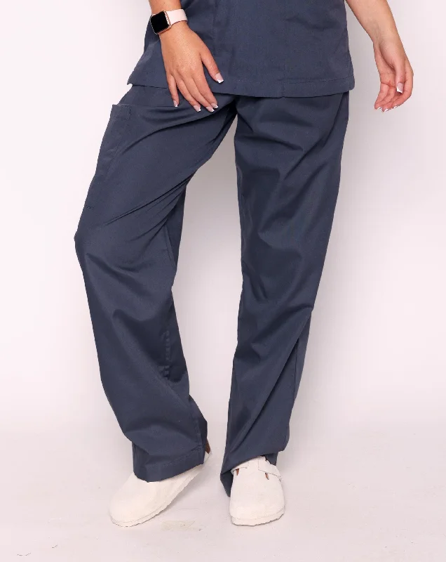 Newbury Unisex Drawstring Scrub Trousers - Charcoal Grey Trousers Top Rated