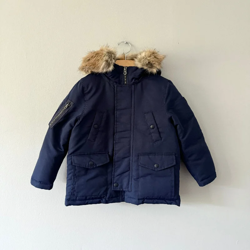 Polo Ralph Lauren / Navy winter down jacket / 4T Fleece Jacket Down Jacket Feather Jacket Polo Ralph Lauren / Navy winter down jacket / 4T Fleece Jacket Down Jacket Feather Jacket