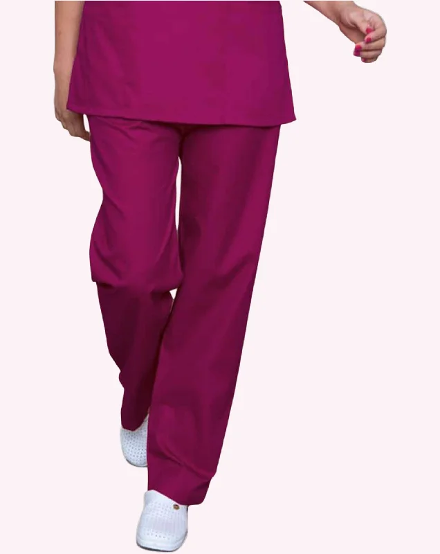 Mawson Wine Classic Unisex Scrub Trousers (in Polycotton) Trousers New Arrival