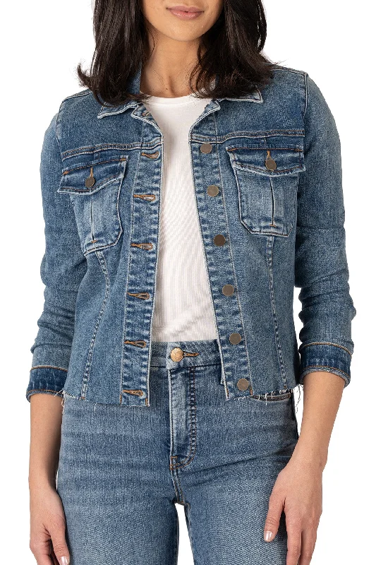 Kara Jacket [Dearly W Medium-KJ2031MA1] Wool Jacket Cashmere Jacket Tweed Jacket