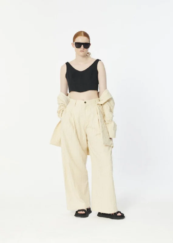 Muse by Another [Archive] Striped Fringe Trouser Trousers Timeless Classic