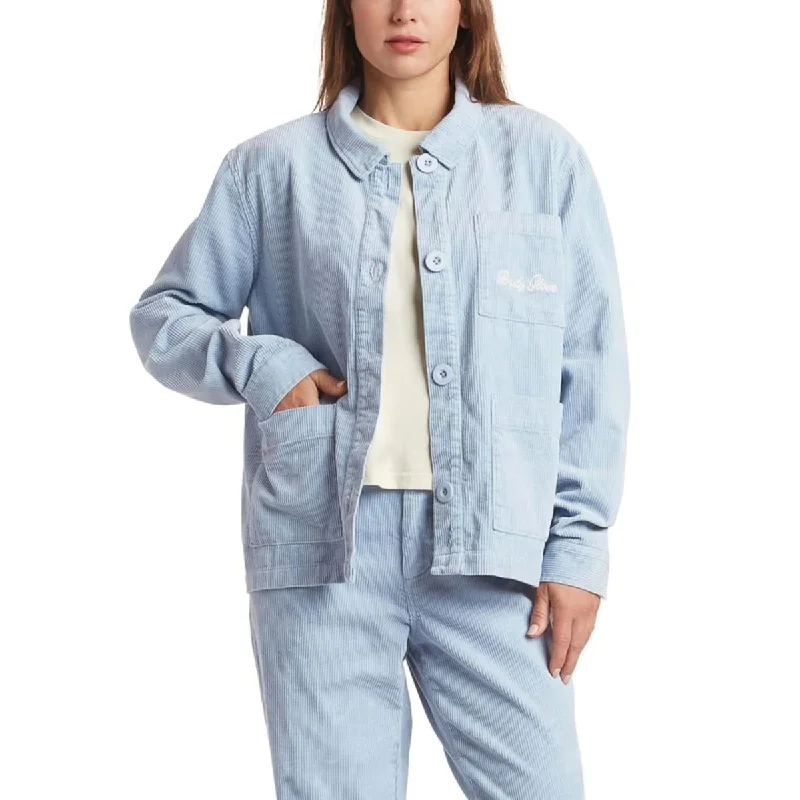 Body Glove Sportswear Women's Cursive Chest Button Jacket in Cloud Snapped Jacket Toggled Jacket Drawstring Jacket Body Glove Sportswear Women's Cursive Chest Button Jacket in Cloud Snapped Jacket Toggled Jacket Drawstring Jacket